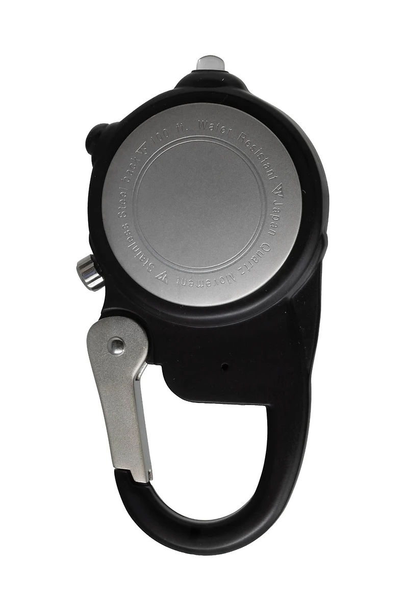 Sunray Miniclip - Black Case Silver Dial