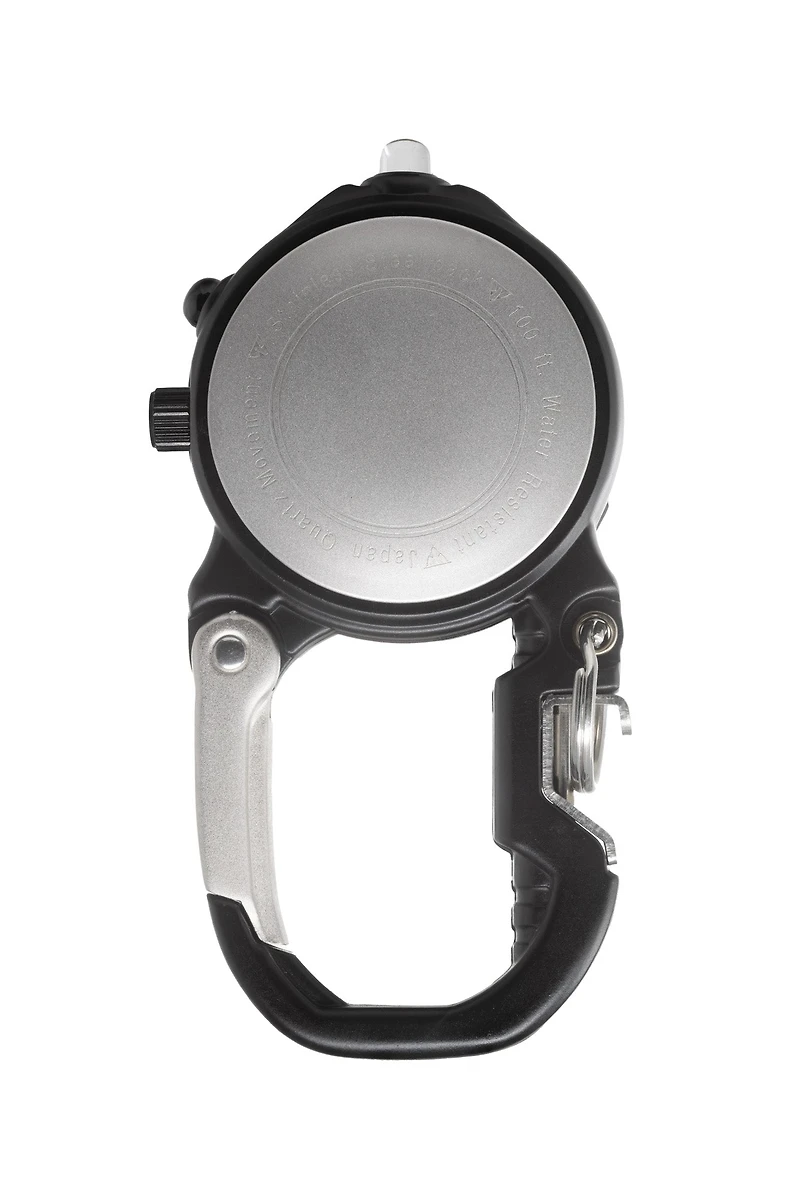 Bottle Opener Miniclip Microlight - Black Case Blue Dial