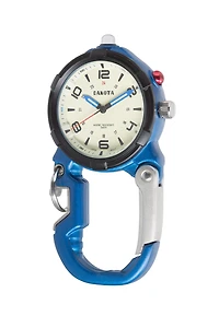 Bottle Opener Miniclip Microlight - Blue/Black Case Ivory Dial
