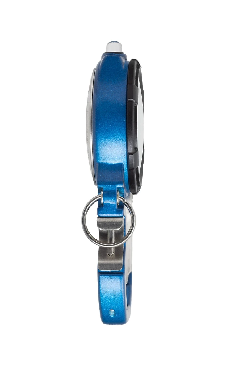 Bottle Opener Miniclip Microlight - Blue/Black Case Ivory Dial