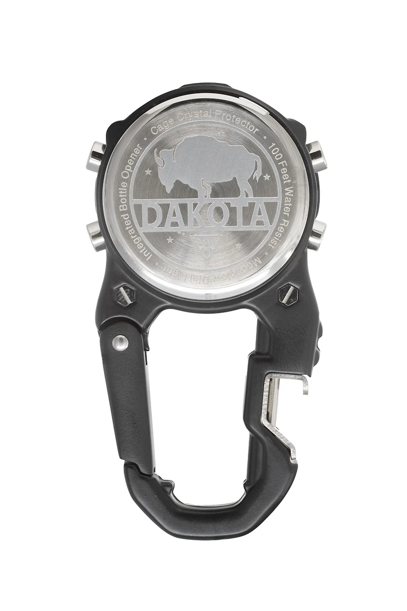 Digi Cage Clip / Black Case - Orange Accents