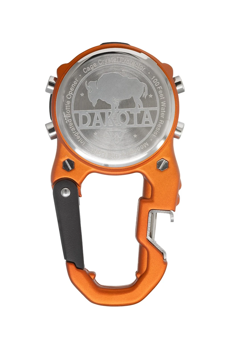 Digi Cage Clip / Orange Case - Black Accents