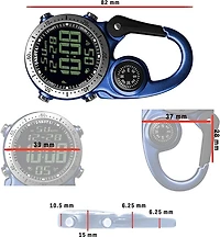 Digiclip - Silver Case Black Bezel LCD