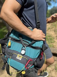 Miniclip Microlight - Pink Case White Dial