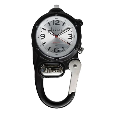 Sunray Miniclip - Black Case with Silver Dial