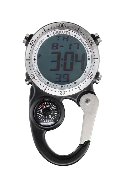 Digiclip - Black Case Silver Bezel LCD