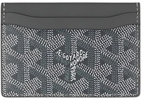 Goyard Saint-Sulpice Card Wallet Gray