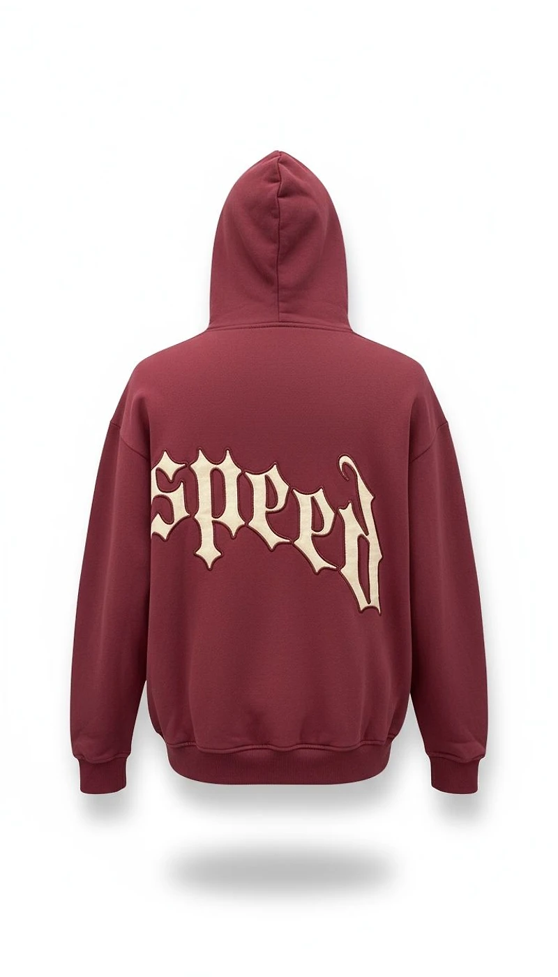 Godspeed OG Logo Hoodie V2 Burgundy