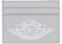 Dior x Jordan Wings Card Holder (4 Card Slot) Grey