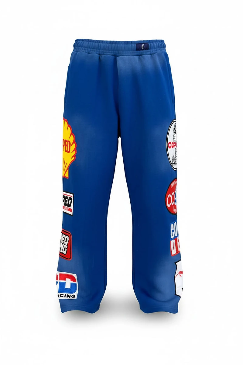 COPPED Motor Sports Sweatpants Royal