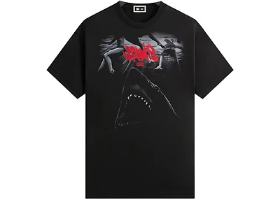 Kith x JAWS Underwater Vintage Tee Black