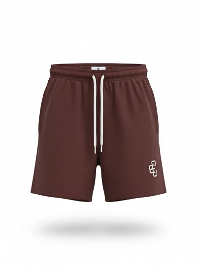 COPPED Cotton Shorts Brown