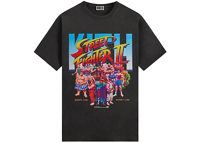Kith x Capcom Super Street Fighter Vintage Tee Black