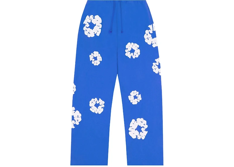 Denim Tears Cotton Wreath Baggy Sweatpants Blue