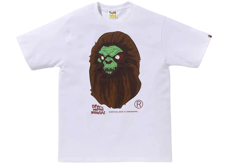 BAPE A Bathing Ape Horror Mad Face Tee