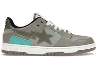 A Bathing Ape Bape SK8 Sta Grey Turquoise