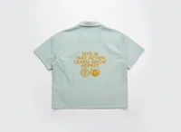 V!llage Green Button Up Top