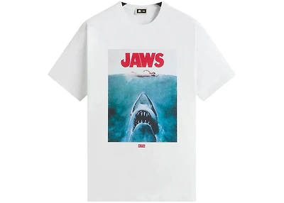 Kith x JAWS Main Poster Vintage Tee Bright White