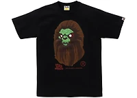 BAPE A Bathing Ape Horror Mad Face Tee Black