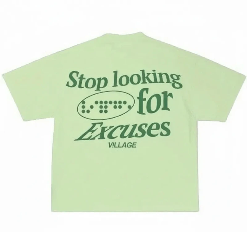 Village Braille Green Tee