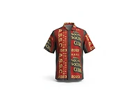 ASSC Pack Your Things Button Up Black Red