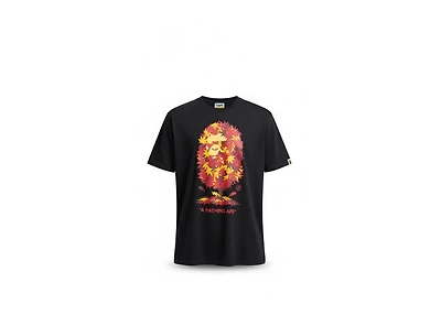 Bape Japan Autumn Tree Ape Head Tee Black