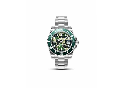 Bapex Type 1 Green Camo Watch