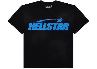 Hellstar Classic T-shirt (Gel Print) Black/Blue