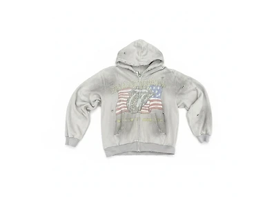 Bravest Studio Grey Tour Zip Up Hoodie