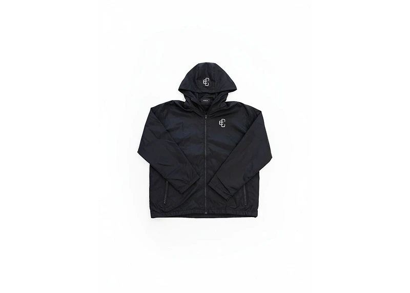 COPPED APPAREL WINDBREAKER JACKET BLACK