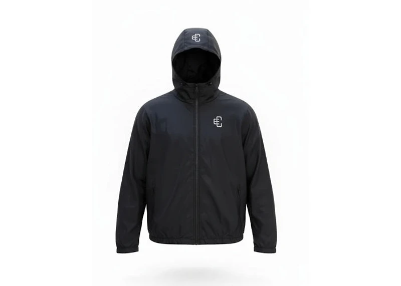 COPPED APPAREL WINDBREAKER JACKET BLACK