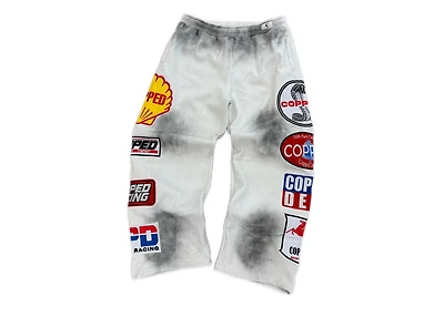 COPPED Motor Sports Sweatpants White