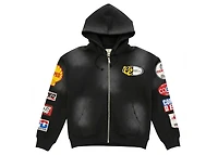 COPPED Motor Sports Zip-Up Hoodie Black