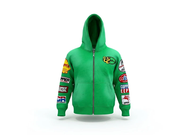 COPPED Motor Sports Zip-Up Hoodie