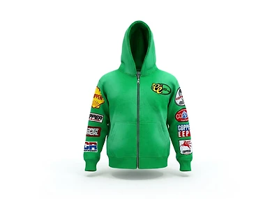 COPPED Motor Sports Zip-Up Hoodie