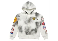 COPPED Motor Sports Zip-Up Hoodie White