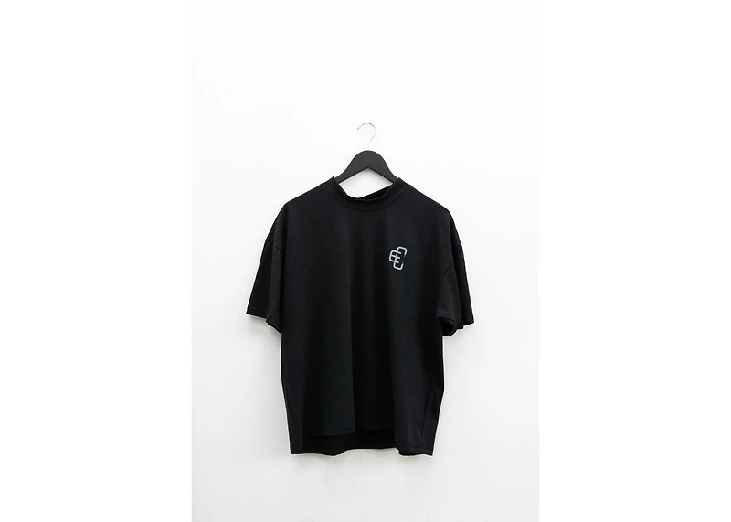 COPPED Seamless Tee Single Layer Black Grey Logo