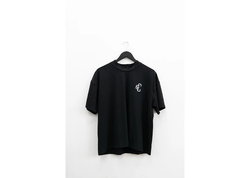 COPPED Seamless Tee Single Layer Black White Logo