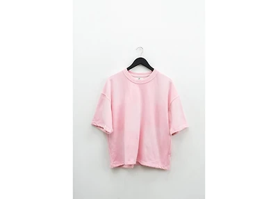 COPPED Terry Cotton Tee Light Pink