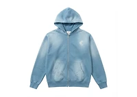 COPPED Zip-Up Hoodie Light Blue
