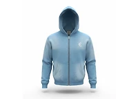 COPPED Zip-Up Hoodie Light Blue