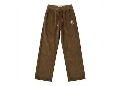 Copped Corduroy Sweats Brown