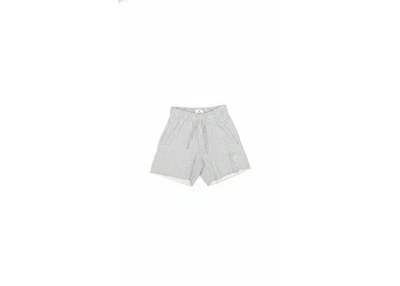 Copped Cotton Shorts Grey