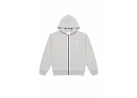 Copped Lightweight Zip-Up Hoodie Grey