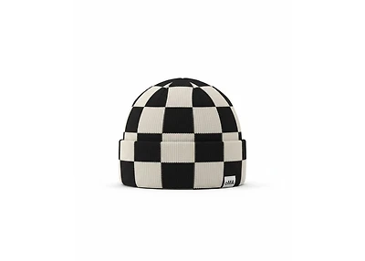 oMA Studios Mohair Logo Skull Cap Black/Cream