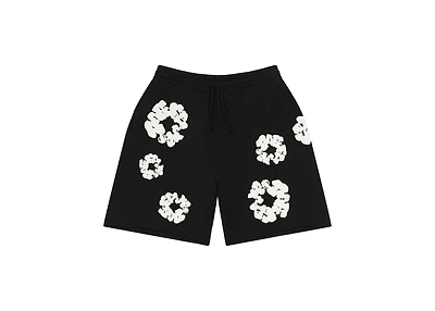 Denim Tears Cotton Wreath Sweatshorts Black