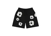 Denim Tears Cotton Wreath Sweatshorts Black