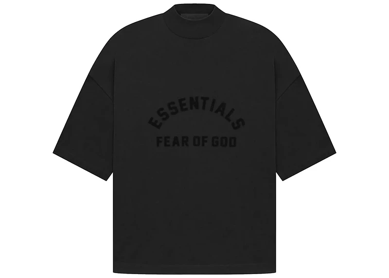 Fear of God Essentials Arch Logo Tee Jet Black