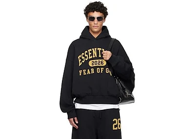 Fear of God Essentials Black Holiday Classic Hoodie