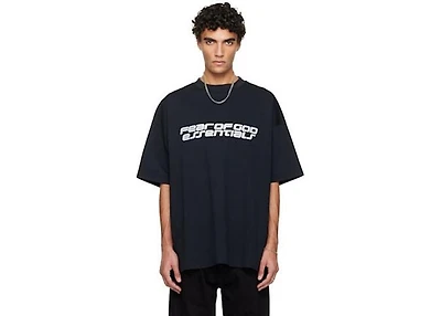 Fear of God Essentials Black Holiday Ponte 90s T-Shirt